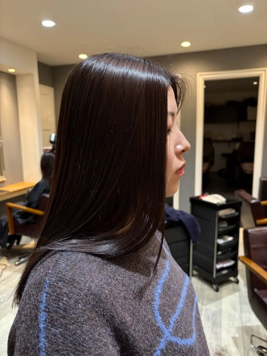 ロング カット 田村優 能見台のヘアスタイル