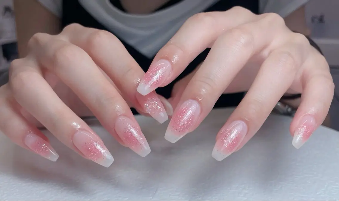 ネイル チークネイル 長さ出し フレンチネイル ジェルネイル 韓国ネイル 中野駅から2分 MEO NAILのネイルデザイン