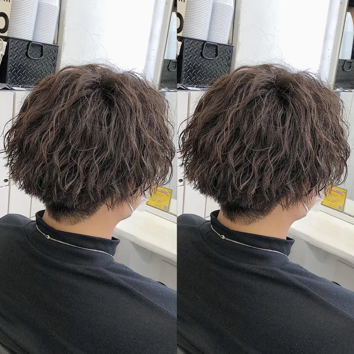 ミディアム メンズパーマ/縮毛 超特化/tomokiのヘアスタイル