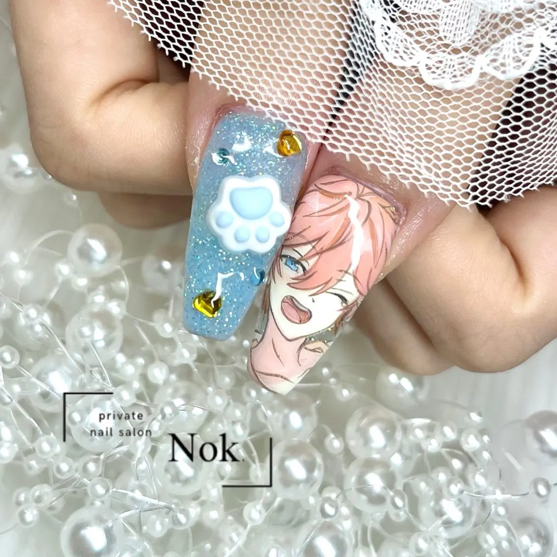 ネイル ハンドネイル 池袋痛ネイル Nok. 渡辺のネイルデザイン