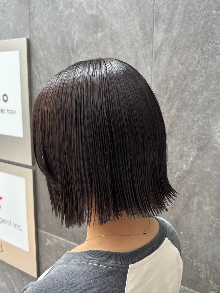 ミディアム カット ヘアカラー 石原 望来のヘアスタイル