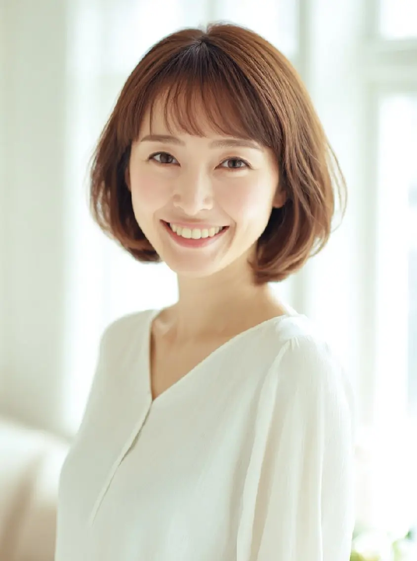 ショート カット ヘアカラー トリートメント 銀座東銀座【白髪染め 髪質改善】伊藤誠のヘアスタイル