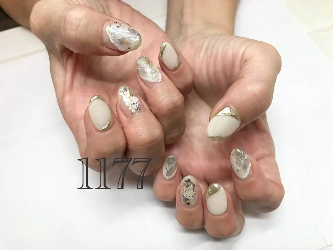 ネイル ハンドネイル nailsalon 1177のネイルデザイン