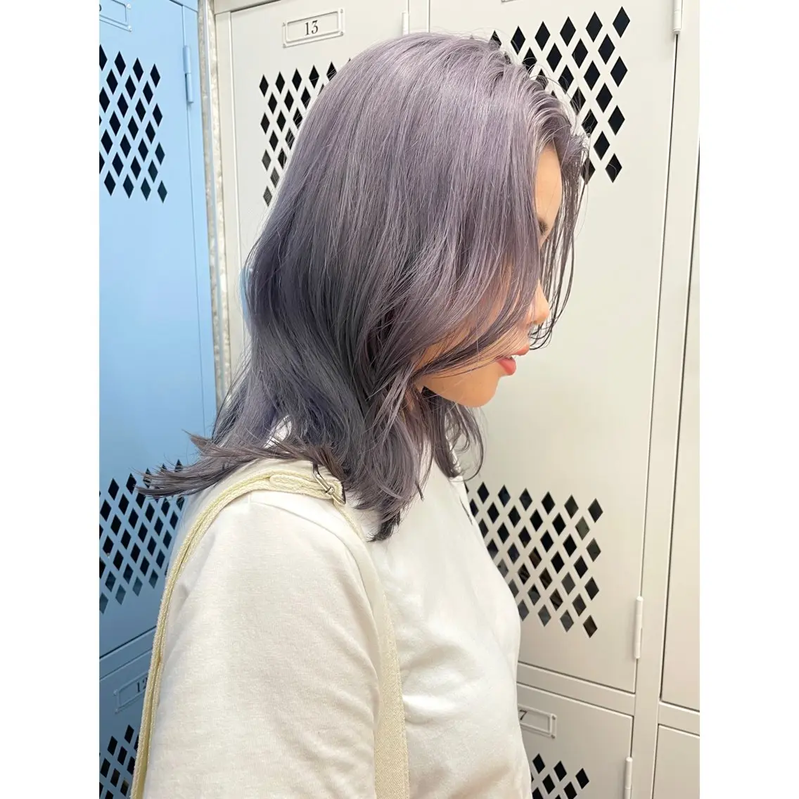ミディアム カラー ミルクティーベージュ /cinq/ユキ❄️のヘアスタイル