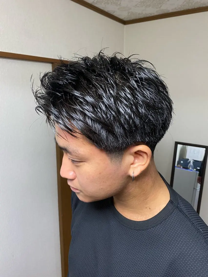 【カット✂️+シャンプー】ナチュラル短髪𓂅︎︎︎︎︎︎︎︎︎︎︎𓂅︎︎︎︎︎︎︎︎︎︎︎襟足有りもお任せ下さい🉑の写真