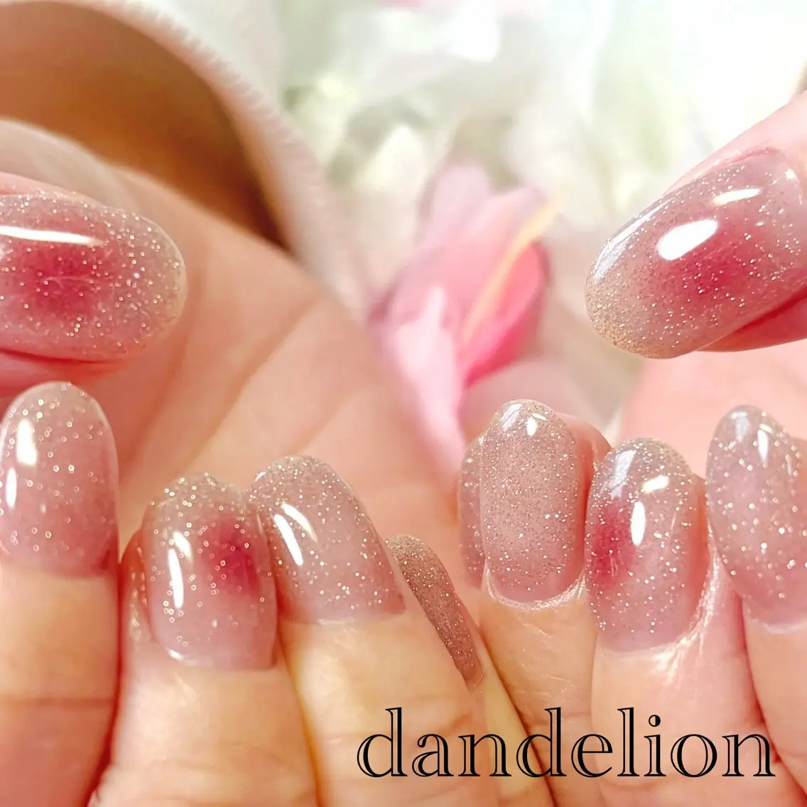 ネイル ハンドネイル ハンドケア dandelion ダンデライオンのネイルデザイン
