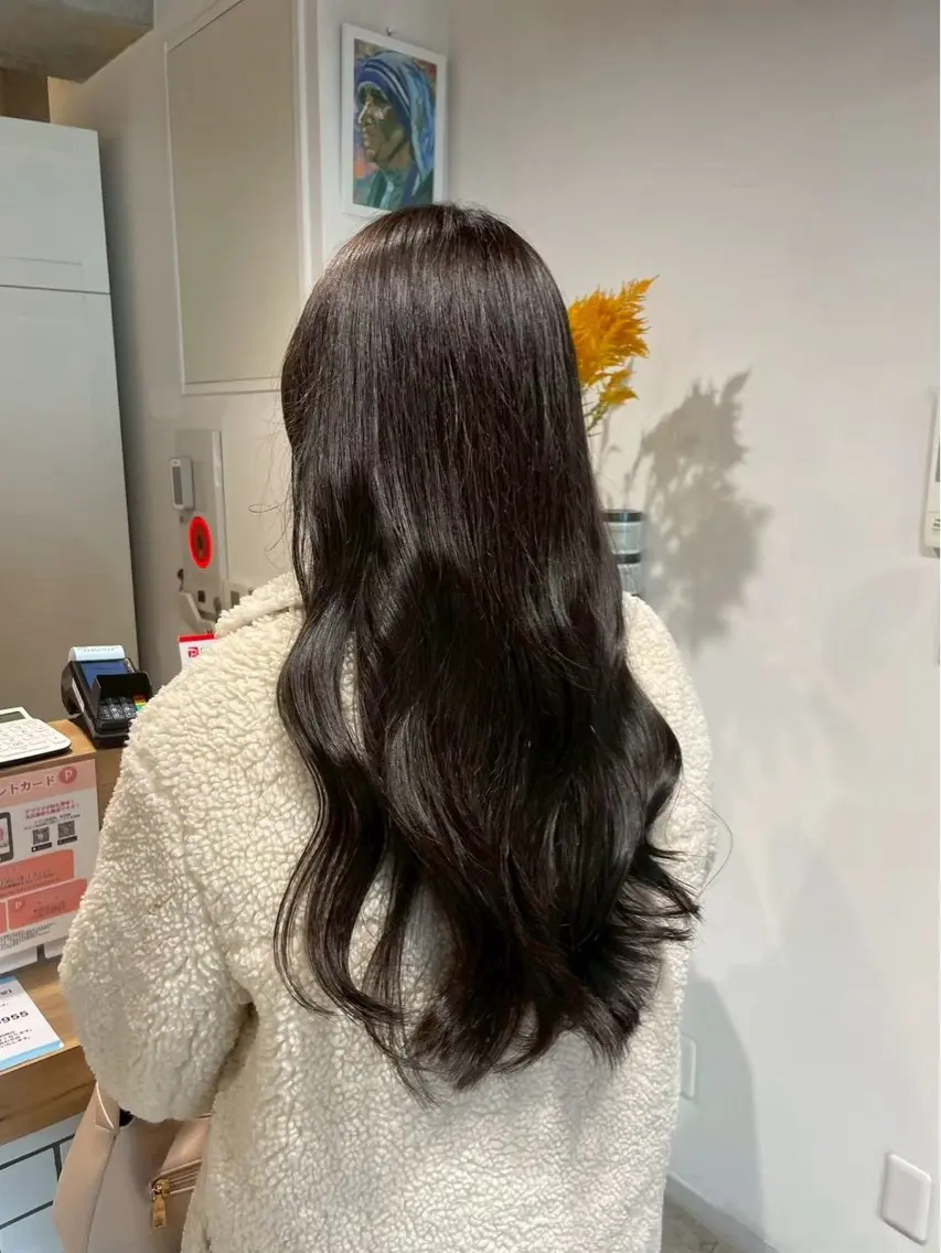 カラー 透明感カラー ヘアカラー 艶カラー🫧/ 縮毛矯正💎/フミナのヘアスタイル