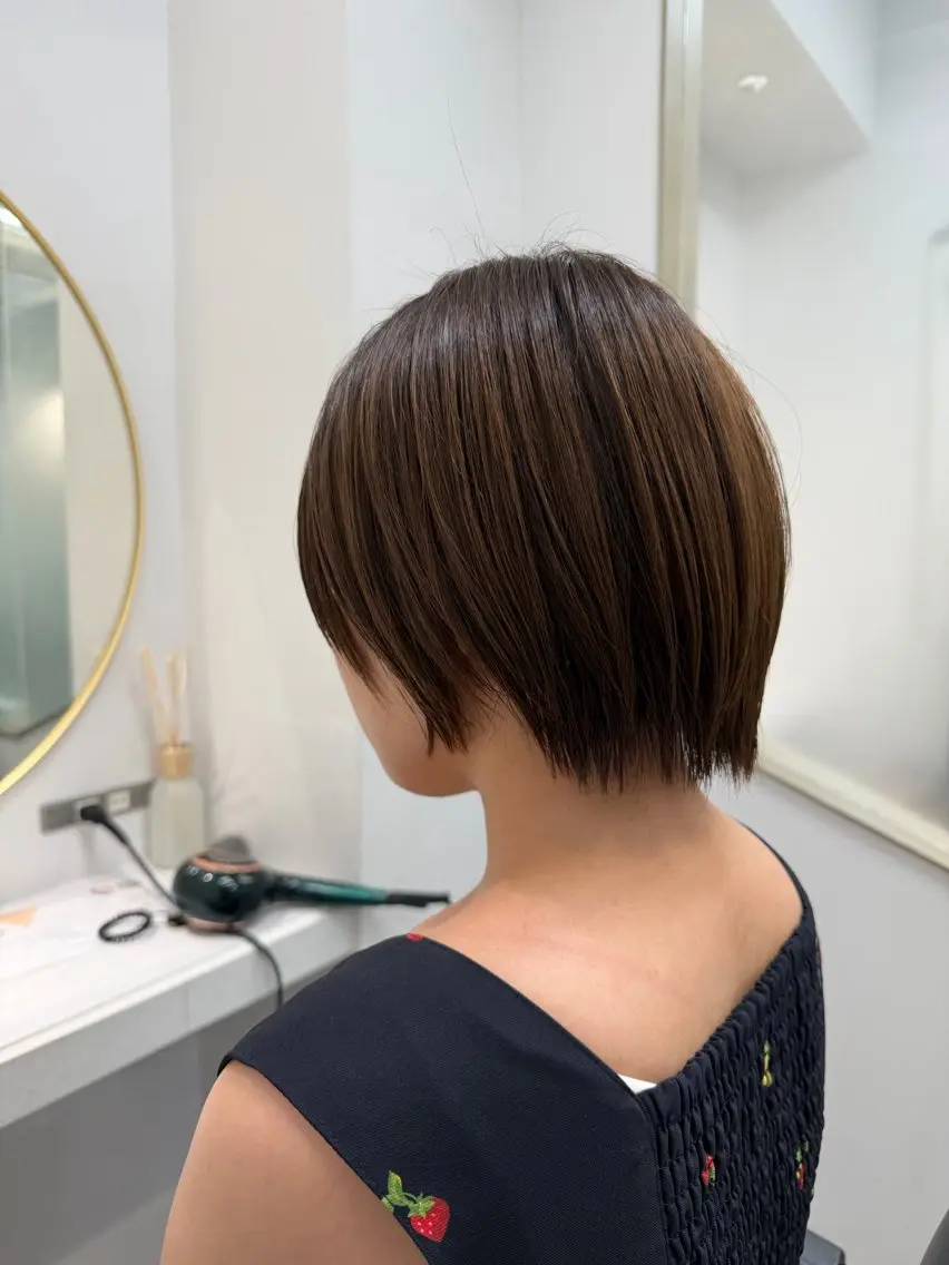 ショート カット トリートメント 渋谷/ショート/ボブ 輝来のヘアスタイル