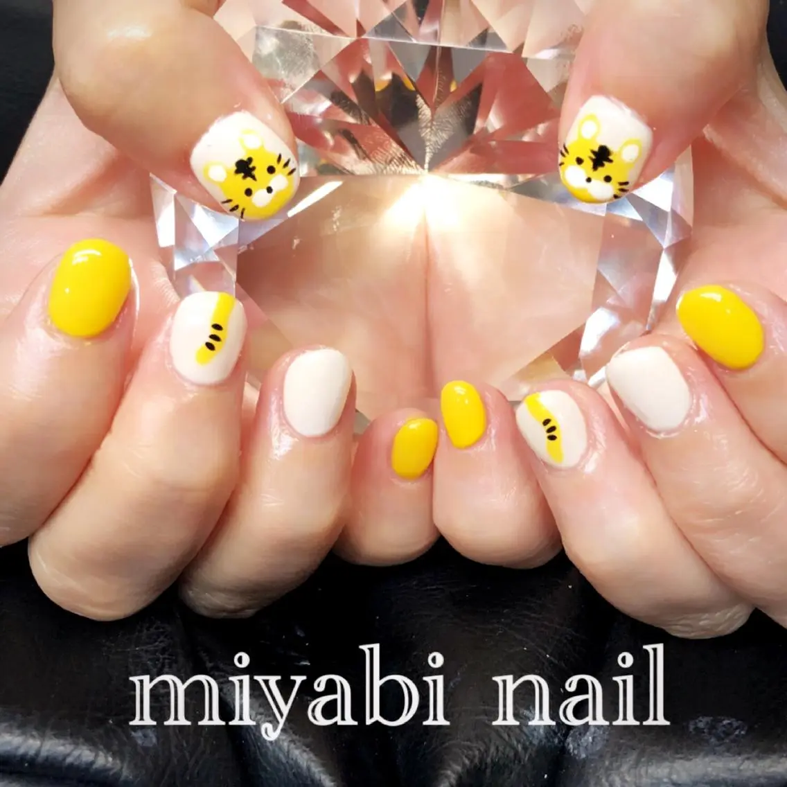 ネイル アートネイル 持ち込み ハンドネイル miyabi nail 桂川駅近くのネイルデザイン