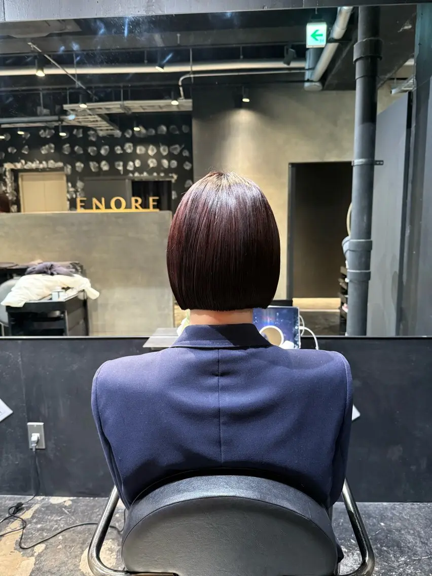 ショート ボブ 🔅モデル様募集中 🔅にしやまゆいのヘアスタイル