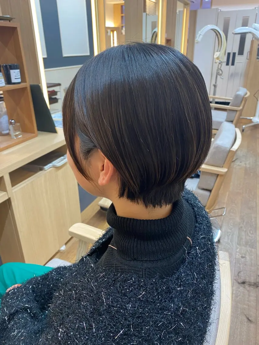 ショート ショートヘア カット 韓国ヘア sasugaのヘアスタイル