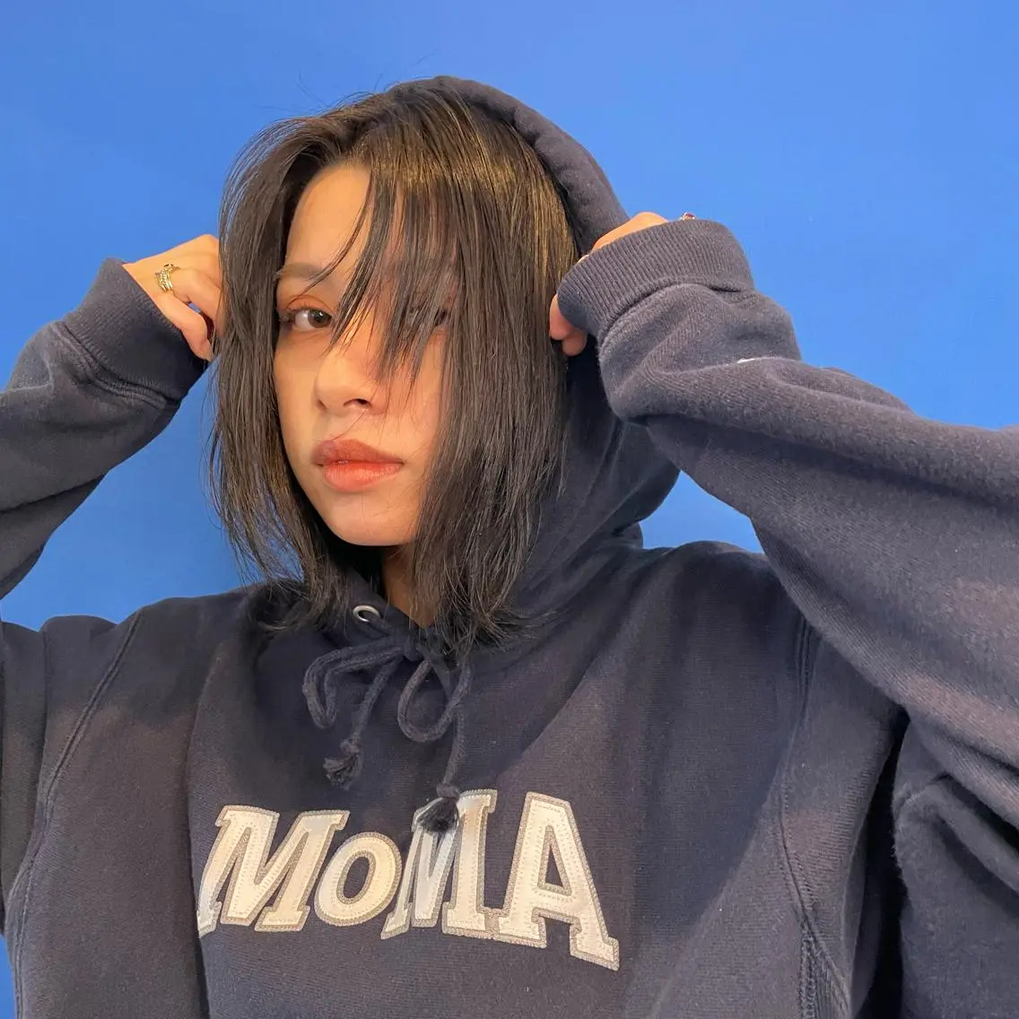 ミディアム カラー カット ヘアカラー 今井 聖玲奈のヘアスタイル