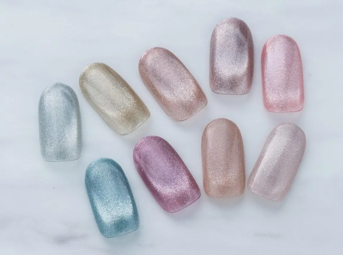 ★新規★【初回ソフトジェルオフ代無料】マグネットネイル💅❤︎【普通のワンカラーは飽きたという方はそちら💁♀️💕】の写真