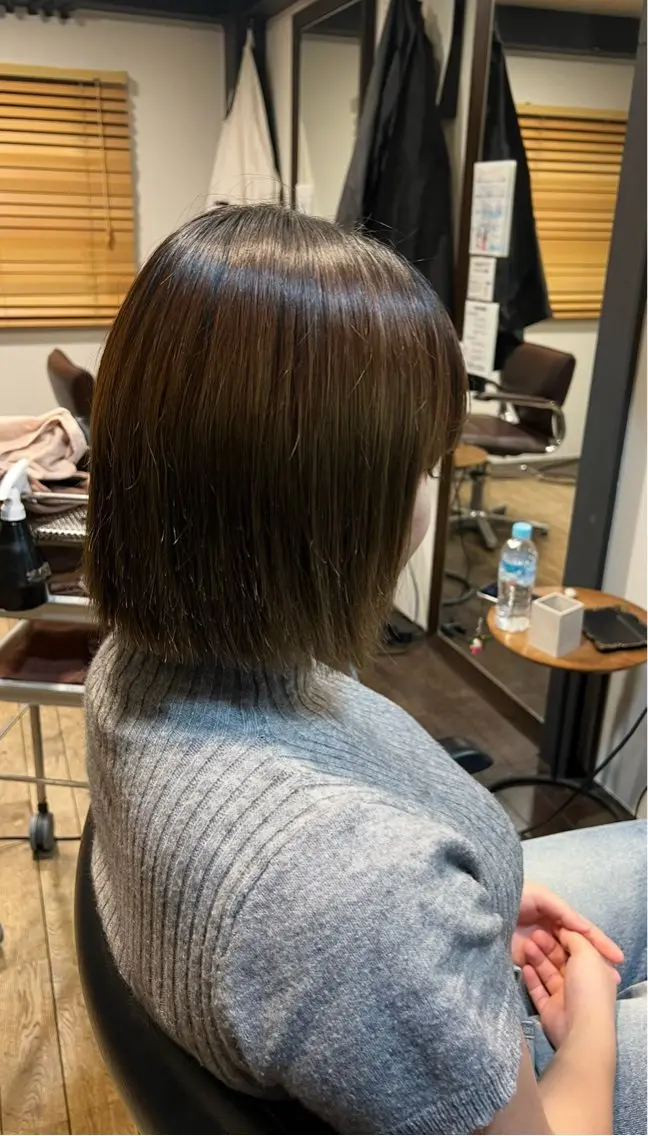 ショート ボブ 南草津/トレンドカラ ー/パーマ　西村美月のヘアスタイル