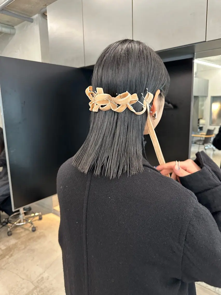 ヘアセットの写真