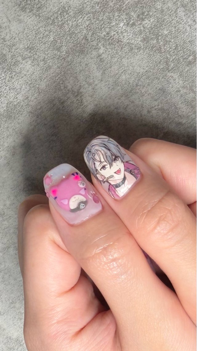 ネイル ハンドネイル ハンドケア shino🌟 痛ネイルのネイルデザイン