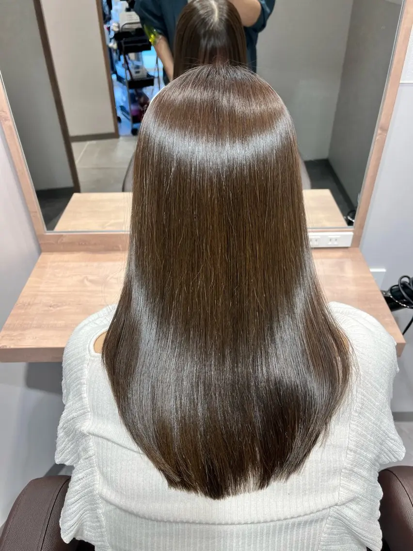 ロング カラー グレージュ モカグレージュ トリートメント 【美髪を叶える】中谷 彰宏(アキ)のヘアスタイル