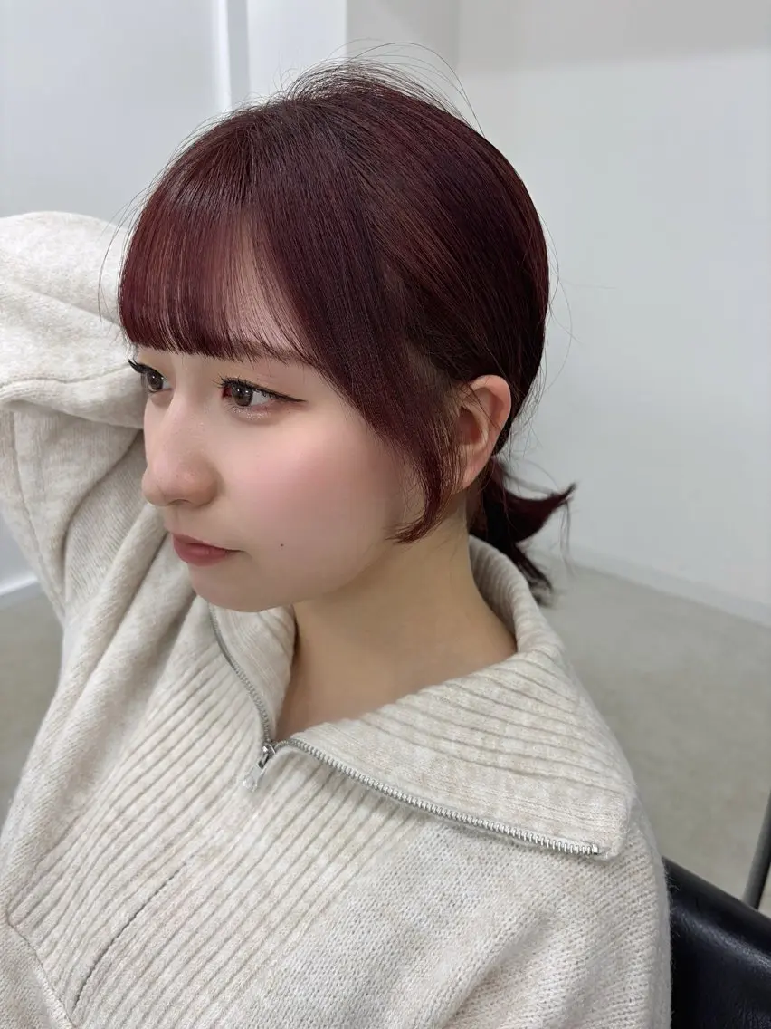 ミディアム カラー カット ヘアカラー 冨木 雄斗のヘアスタイル