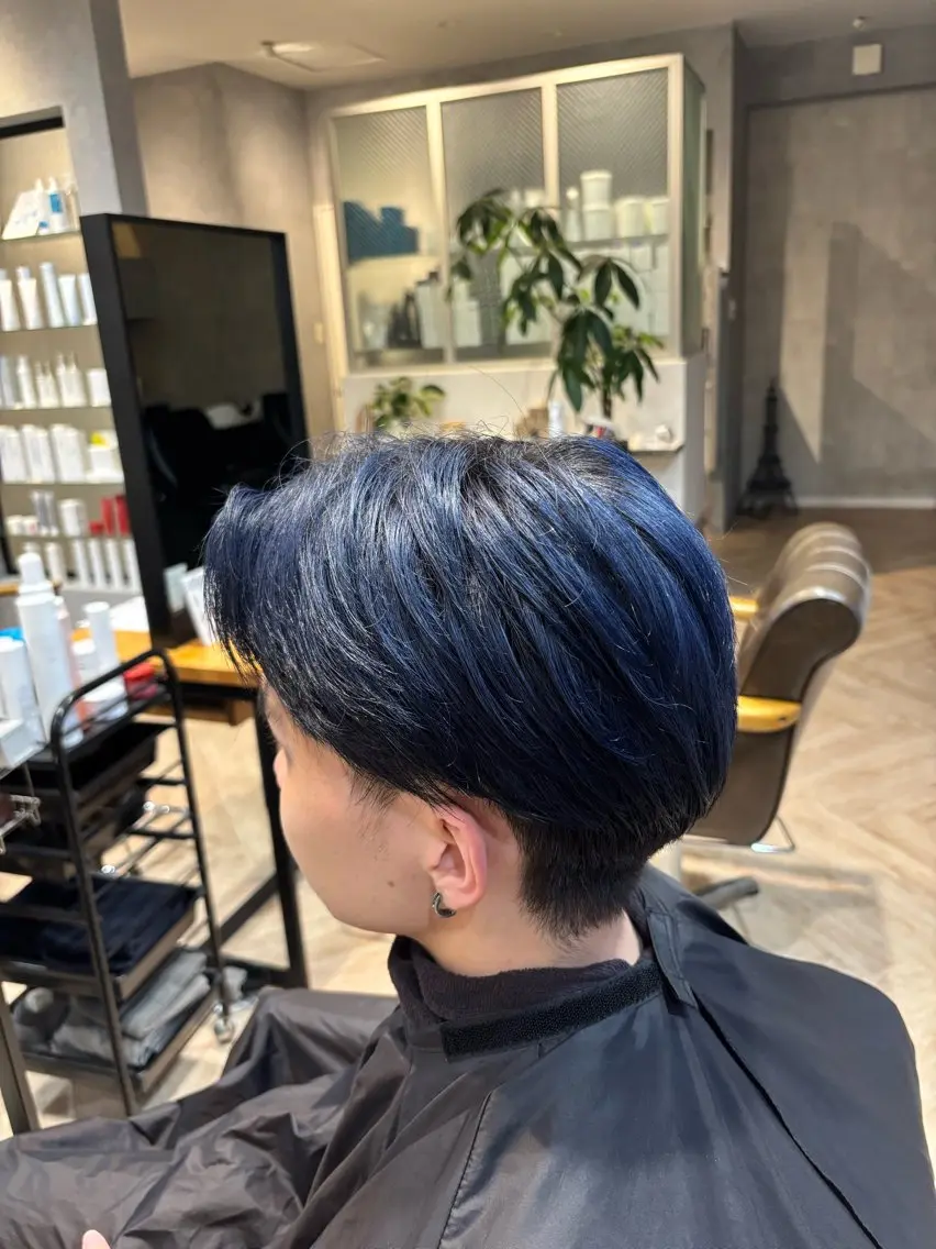 カラー メンズ 村上 斗玖亜のヘアスタイル