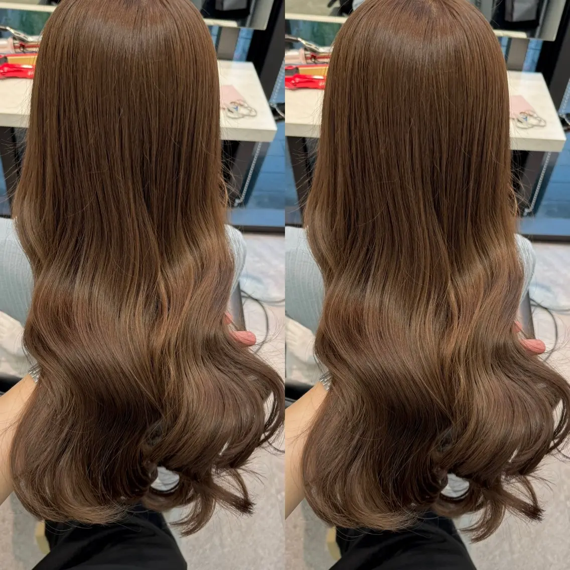 ロング ヘアカラー 🌟透明感カラー 🌟松岡勇輝のヘアスタイル