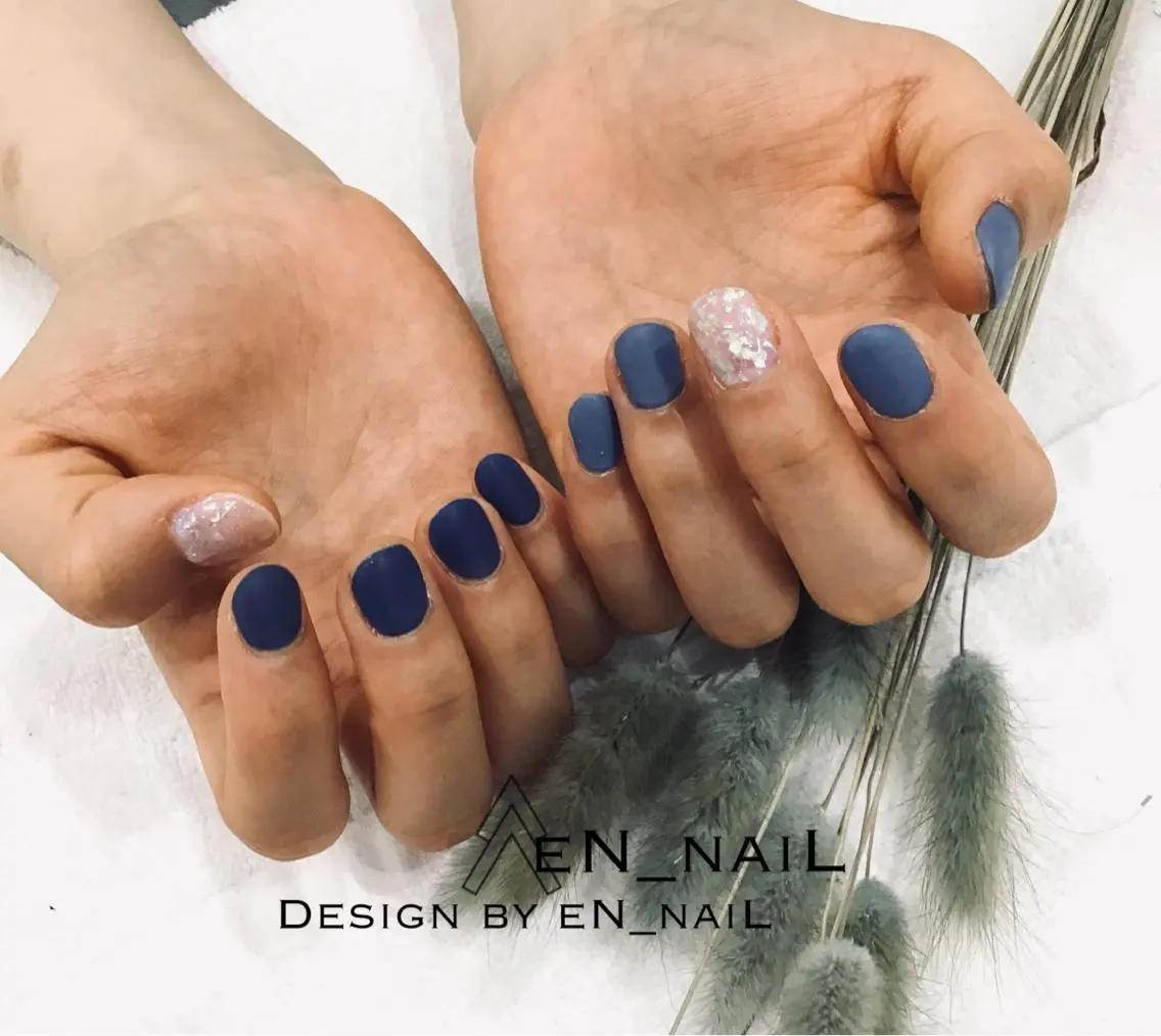 ネイル マットネイル ワンカラーネイル EN_NAIL 野中本店Ayakaのネイルデザイン