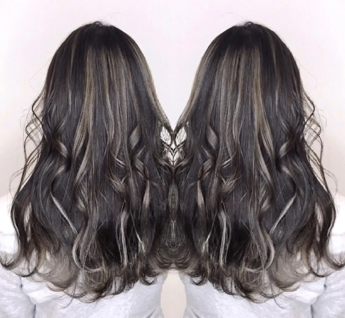 セミロング 3Dハイライト 外国人風カラー ハイライト ❤️千葉県代表❤️ 店長❤️柿本翔一朗のヘアスタイル