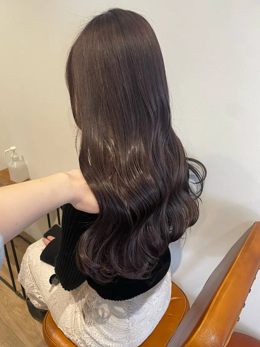 ロング カラー ヘアアレンジ ヘアカラー トリートメント coco♡ 韓国hairのヘアスタイル