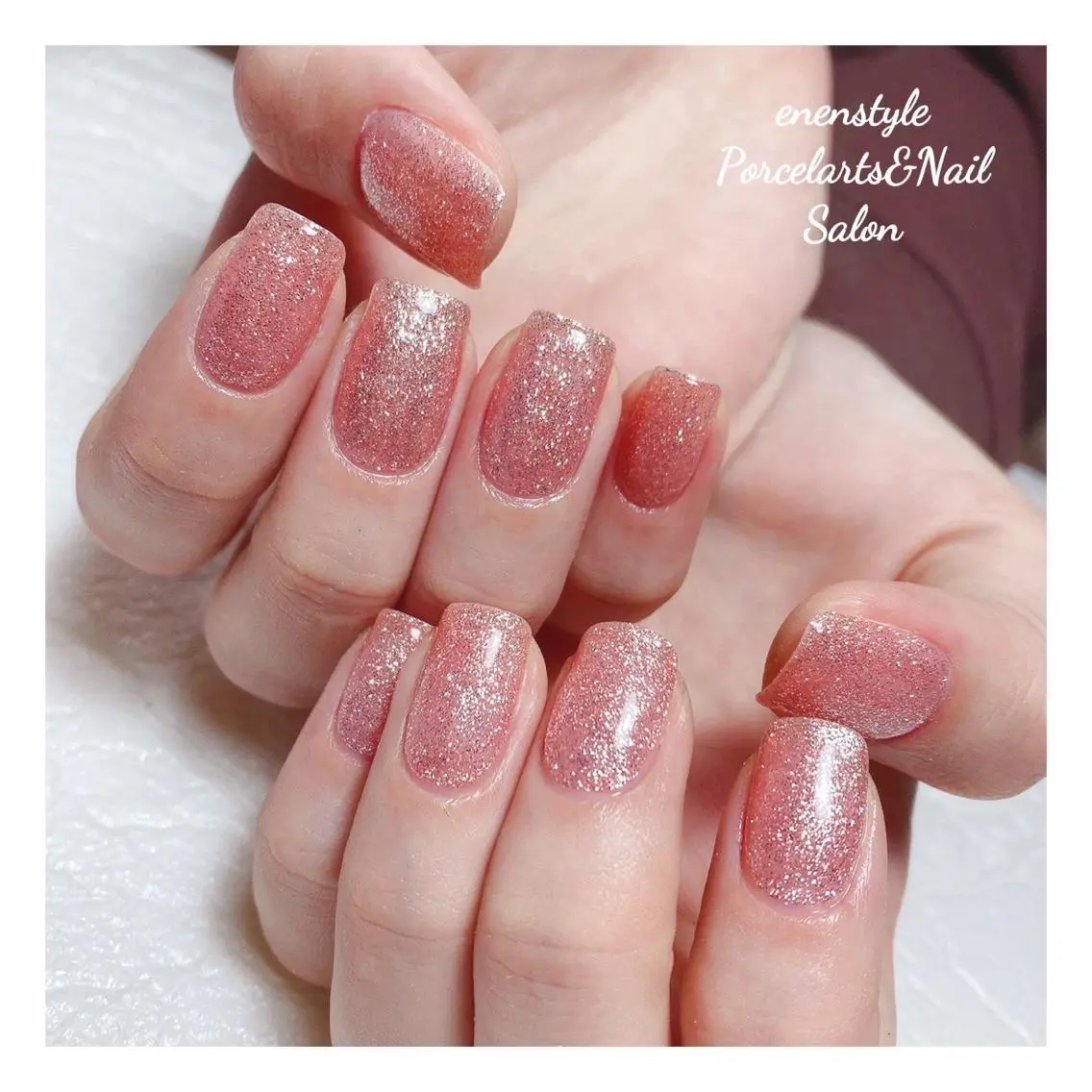 ミディアム ネイル 🐾enen style 🐾のネイルデザイン
