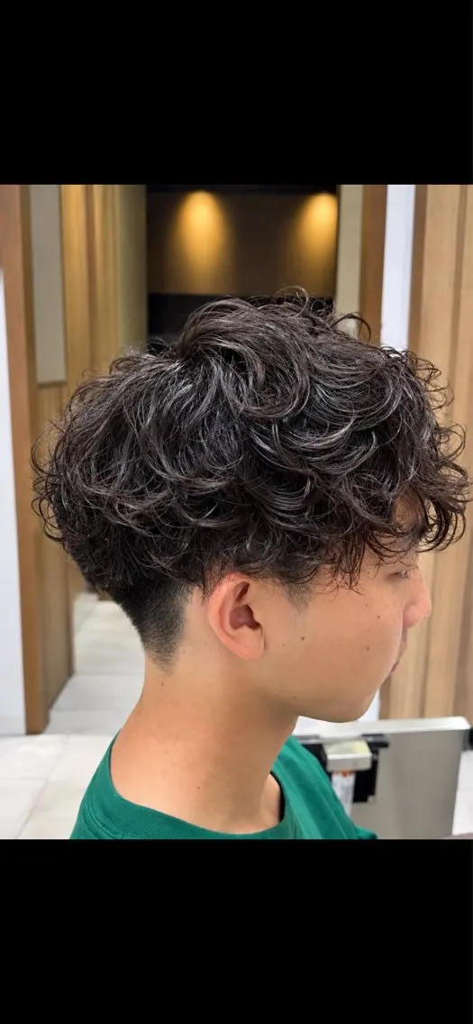 パーマ メンズ メンズパーマ カット パーマ ⭐️美髪カラー/永木 空のヘアスタイル