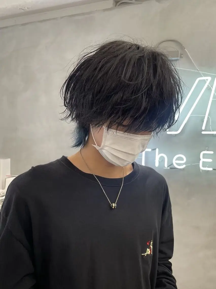 ショート カラー メンズ The Ect 江坂Kurumiのヘアスタイル