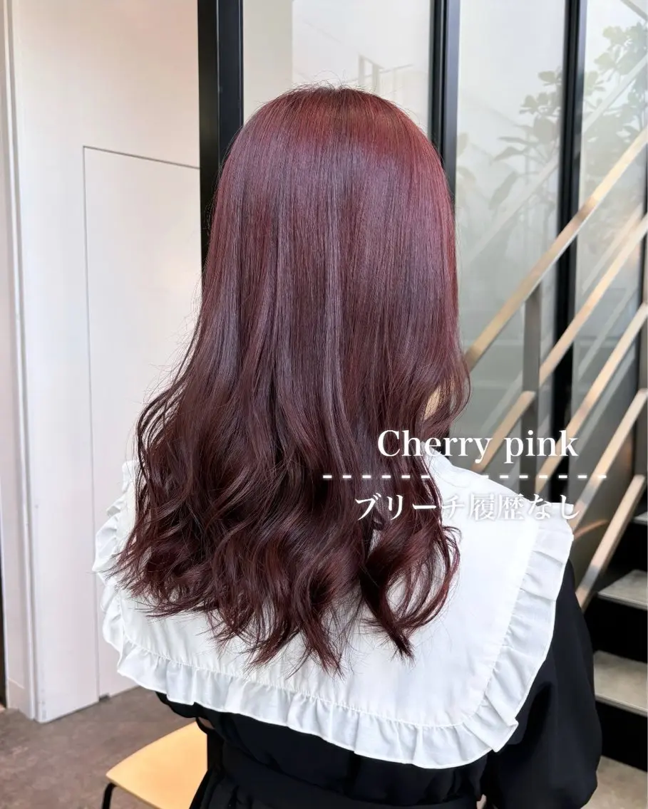 ロング カラー カット ヘアカラー トリートメント 💗ガーリーヘア🎀 saki💗のヘアスタイル