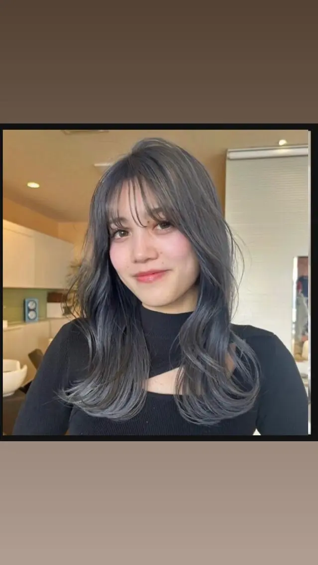 ミディアム 透明感ダブルカラー/ 似合わせボブ👑涼介のヘアスタイル