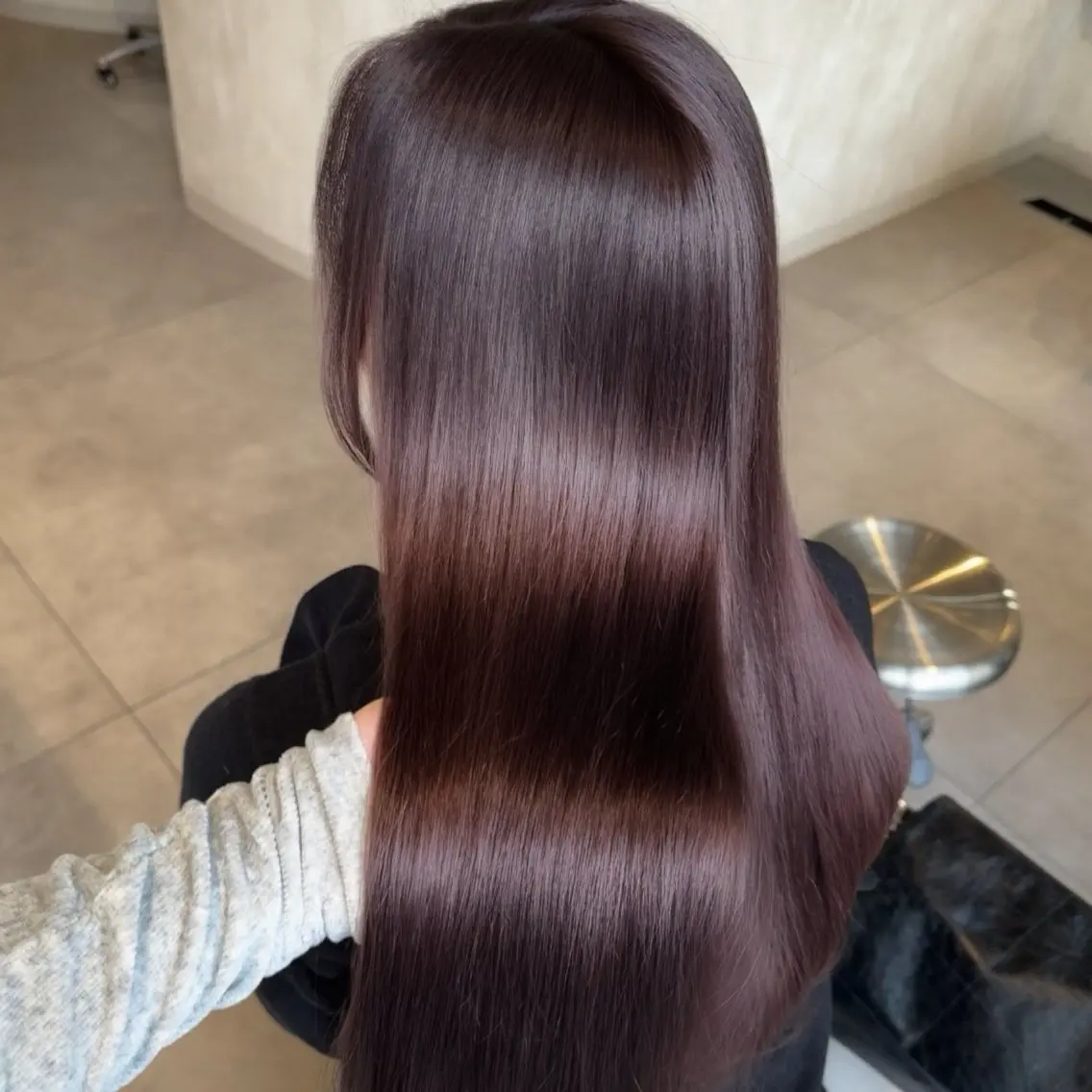 ロング カラー カット ヘアカラー トリートメント miyu /トレンド カラー×艶髪のヘアスタイル