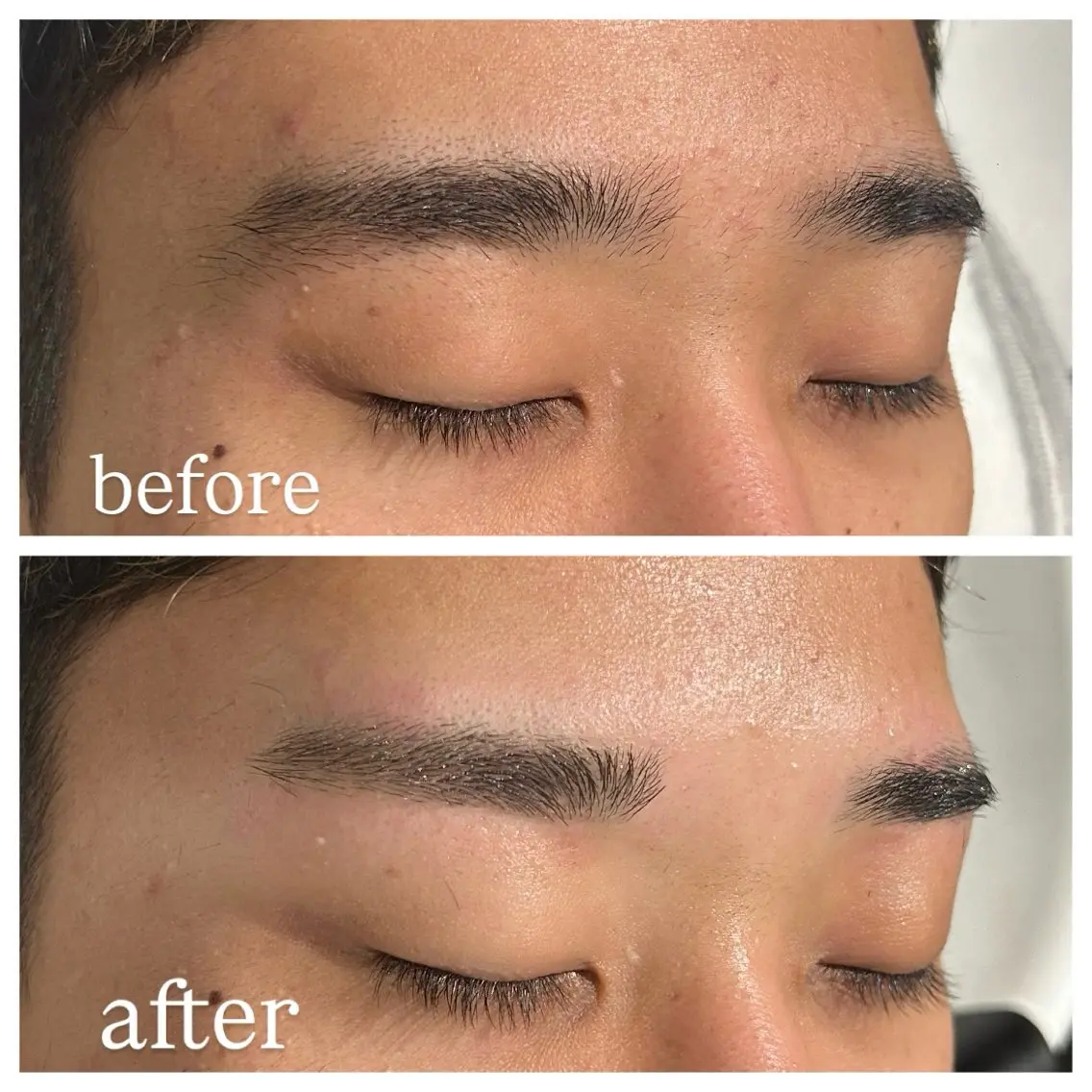 メンズ アイブロウ メンズアイブロウ 眉毛ワックス脱毛 カット 🫧艶髪ボブ🫧 チカのヘアスタイル