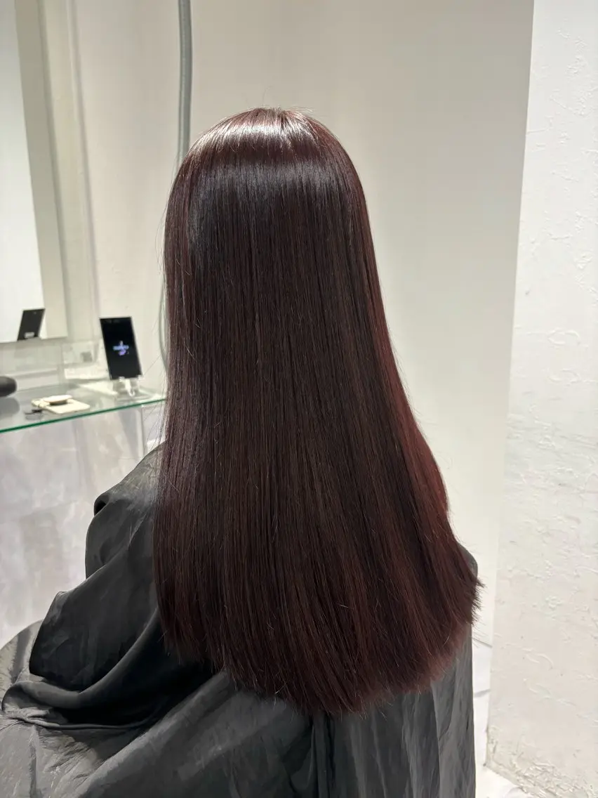 ロング カラー 表参道♡暗髪♡ 艶カラー♡アユミのヘアスタイル