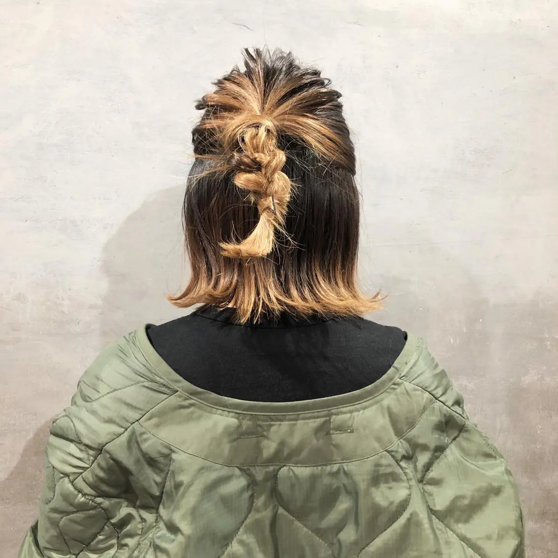 ショート カラー ヘアカラー トリートメント ヘアセット ツキノキ ミナのヘアスタイル