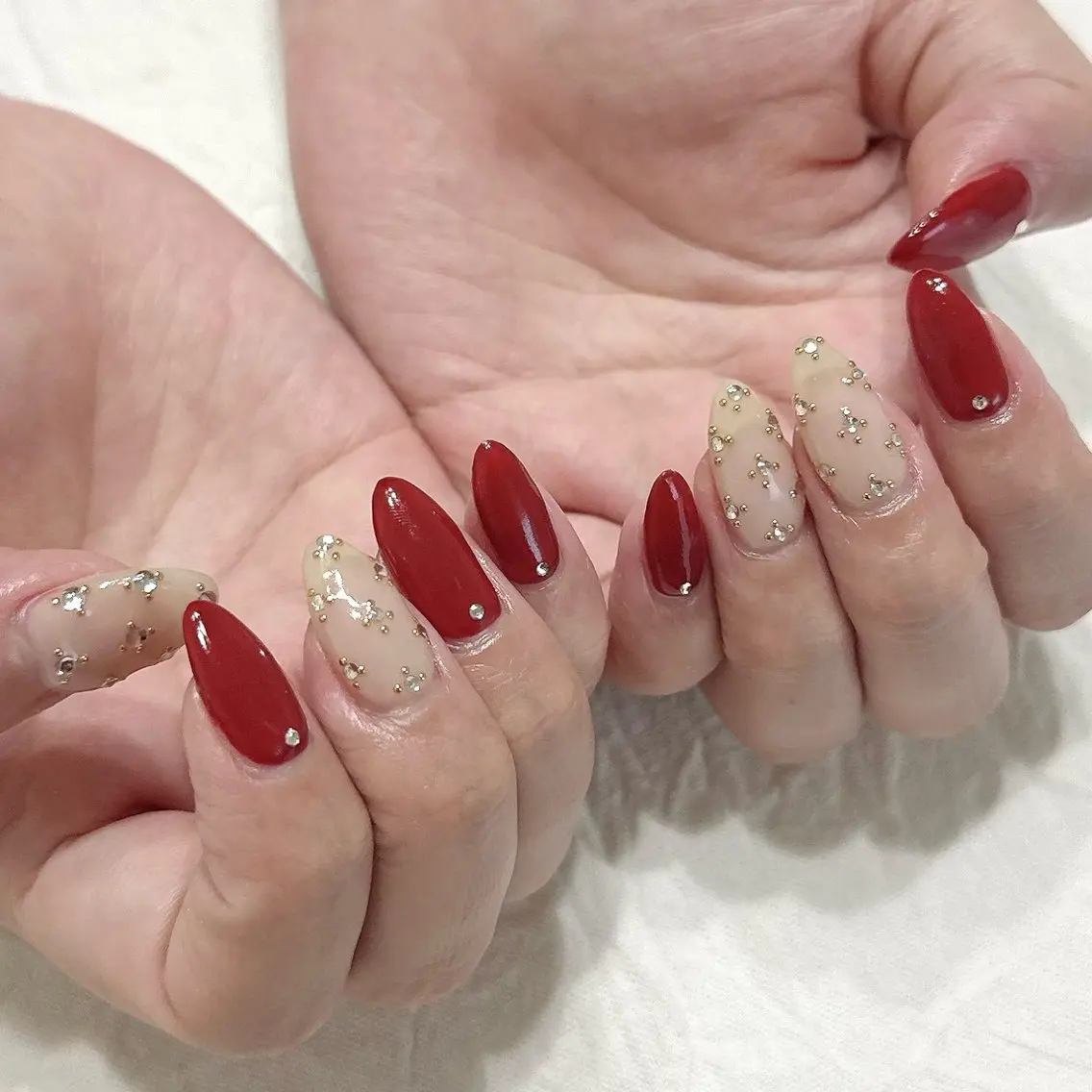 ネイル ボルドー ハンドネイル peaberry nailのネイルデザイン