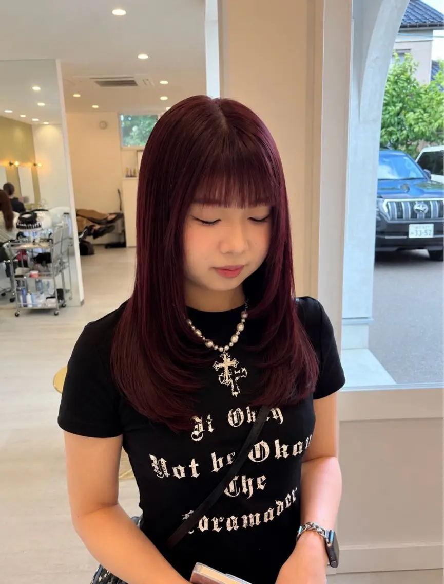 レイヤーカットの写真