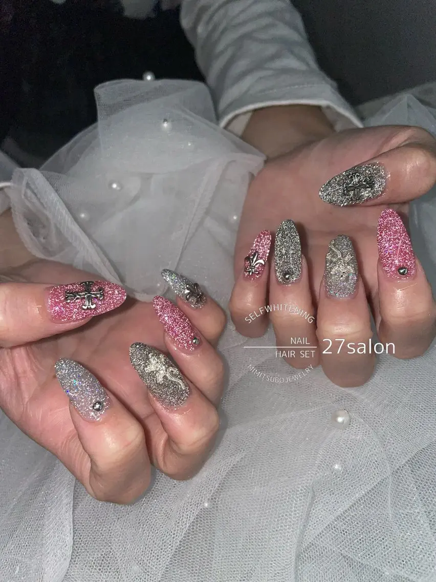 ネイル フラッシュネイル ハンドネイル 27salon yuinaのネイルデザイン