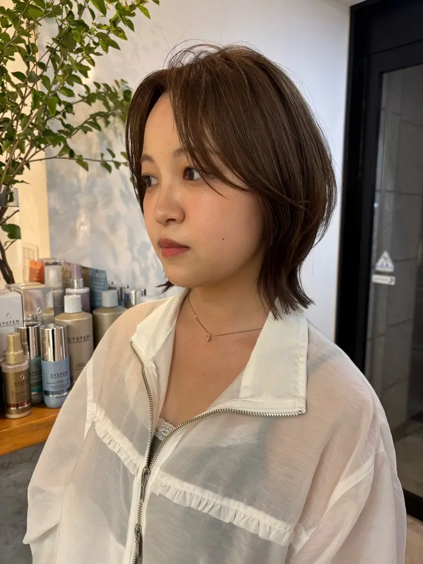 カラー 透明感カラー🫧 高田李胡のヘアスタイル