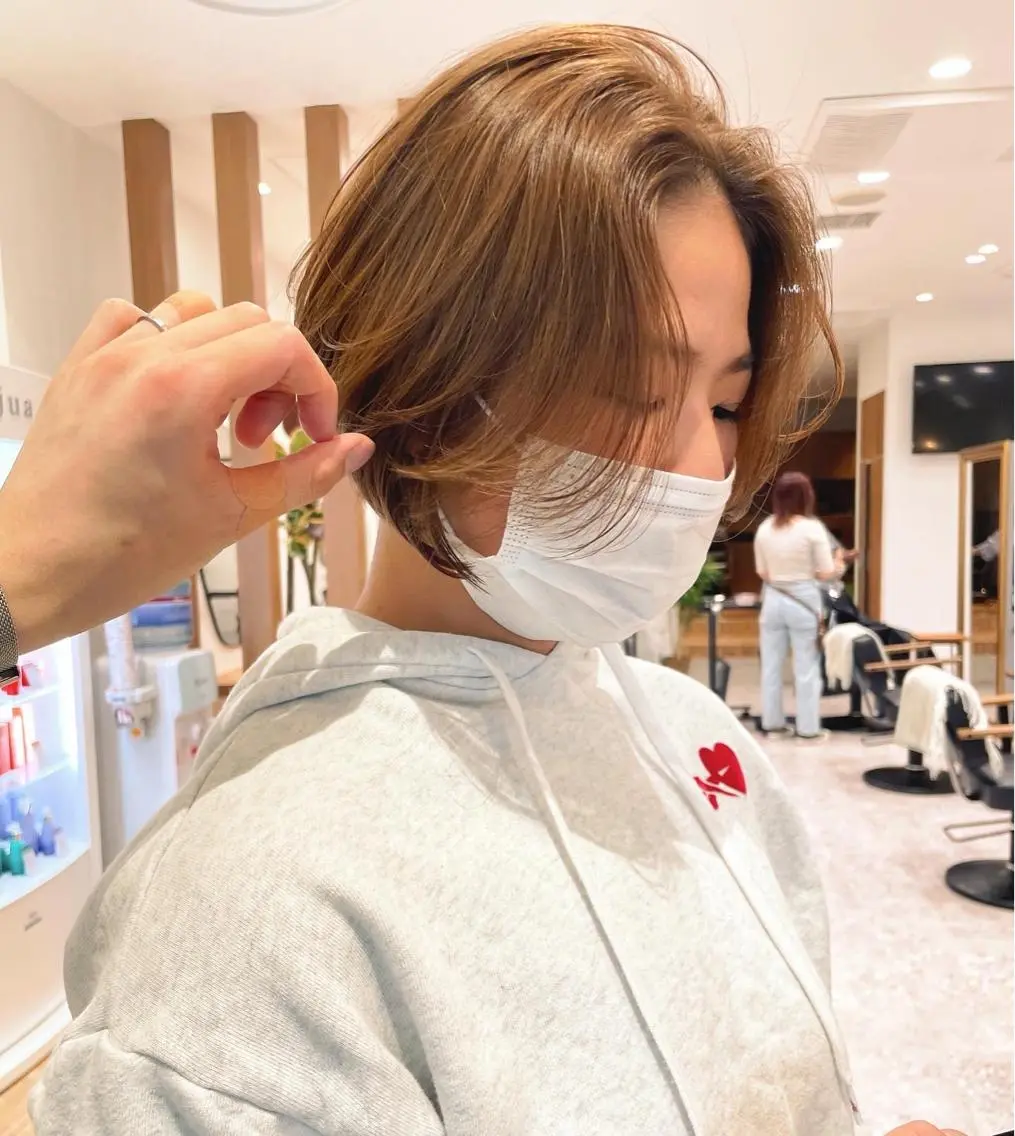 💐似合わせ小顔カット+イルミナ、アディクシー、トレンドカラー+3ステップトリートメント💐の写真