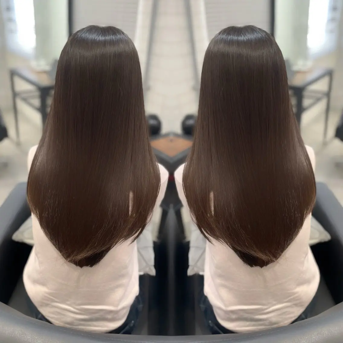 ロング カット ヘアカラー トリートメント 杉野🫧美髪🫧 Zina博多店長のヘアスタイル