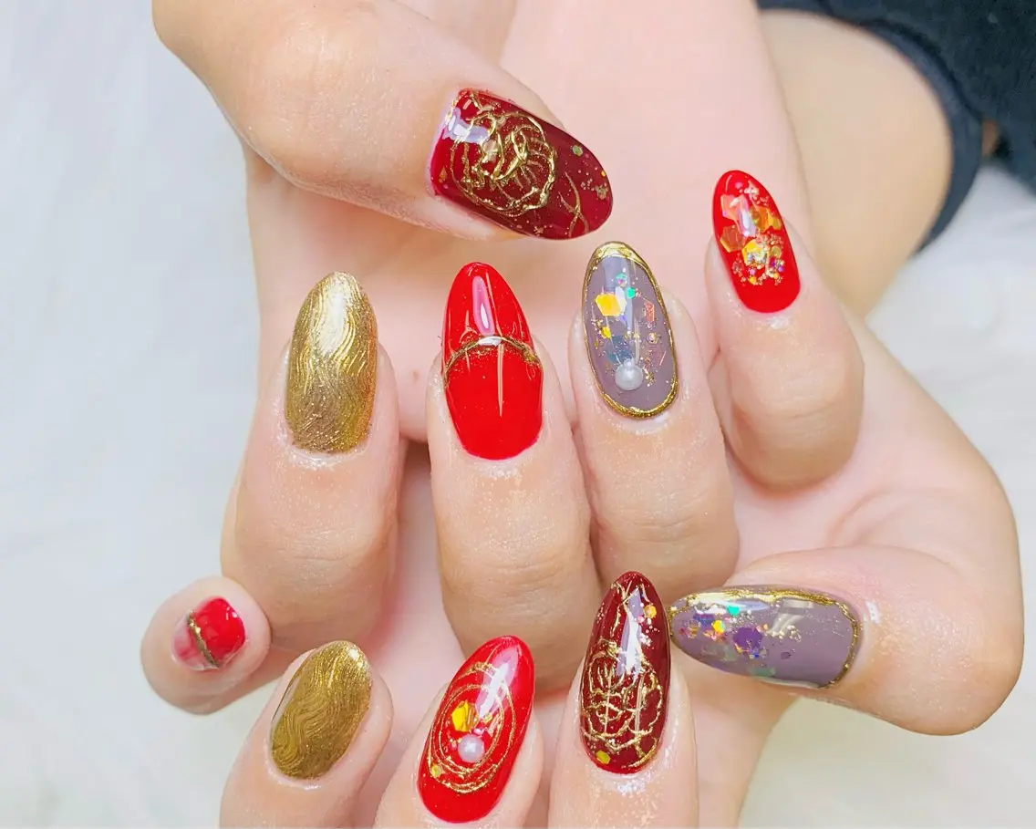 ネイル チークネイル 長さ出し フラッシュネイル フレンチネイル グラデーション ハンドネイル AN NAIL SALONのネイルデザイン