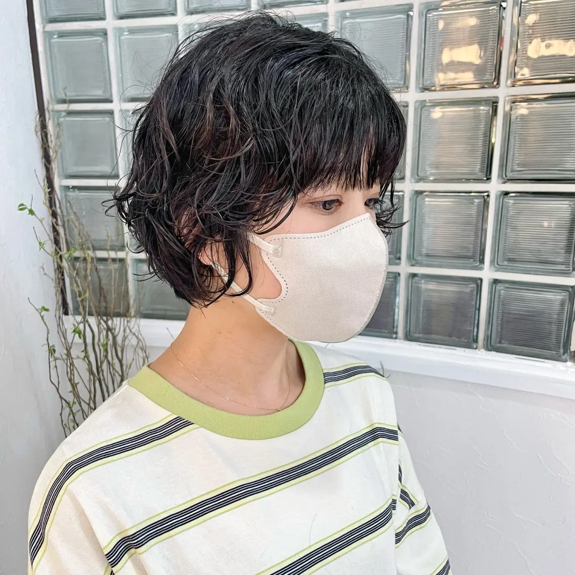 ショート パーマ カット パーマ YUKO/ 似合わせ韓国風パーマのヘアスタイル