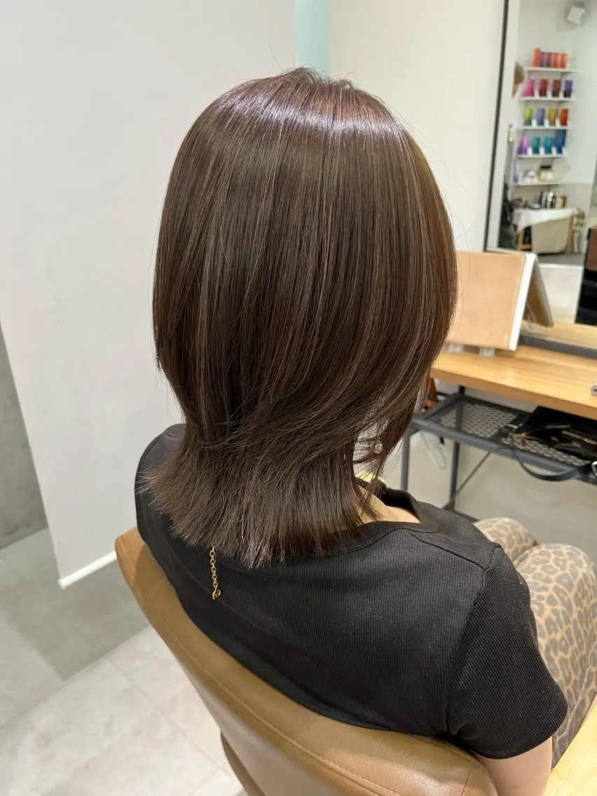 セミロング 艶髪🎀大阪/ jueru🌟のヘアスタイル