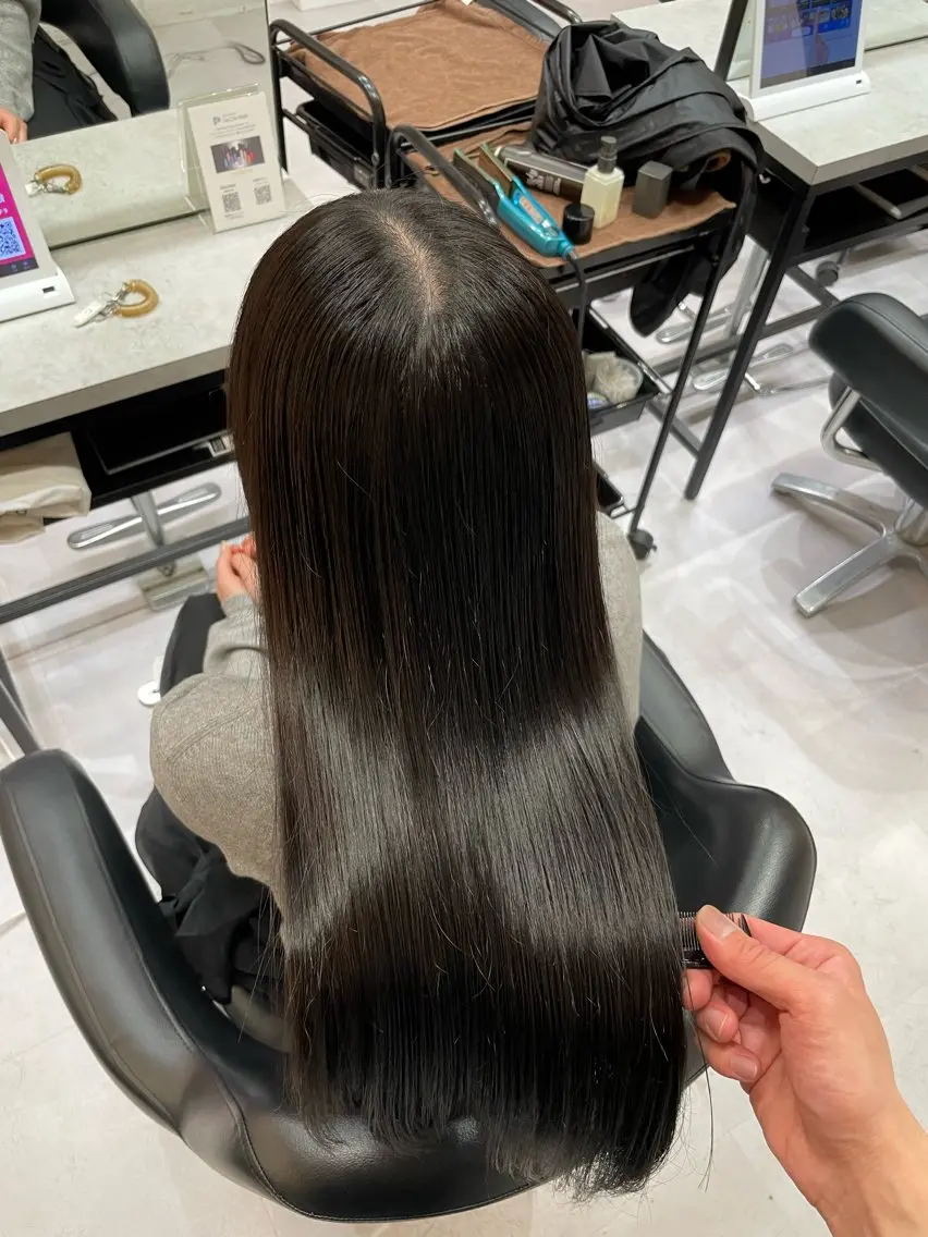 ロング カラー 縮毛矯正 トリートメント 🇰🇷失敗履歴再生 髪質改善七星🇰🇷のヘアスタイル