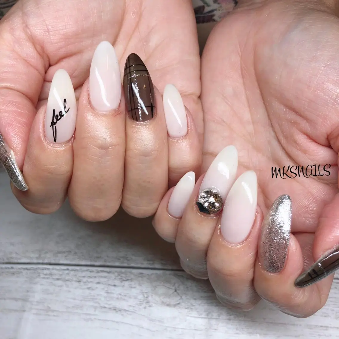 ネイル mks＊nail //  枚方長尾のネイルデザイン