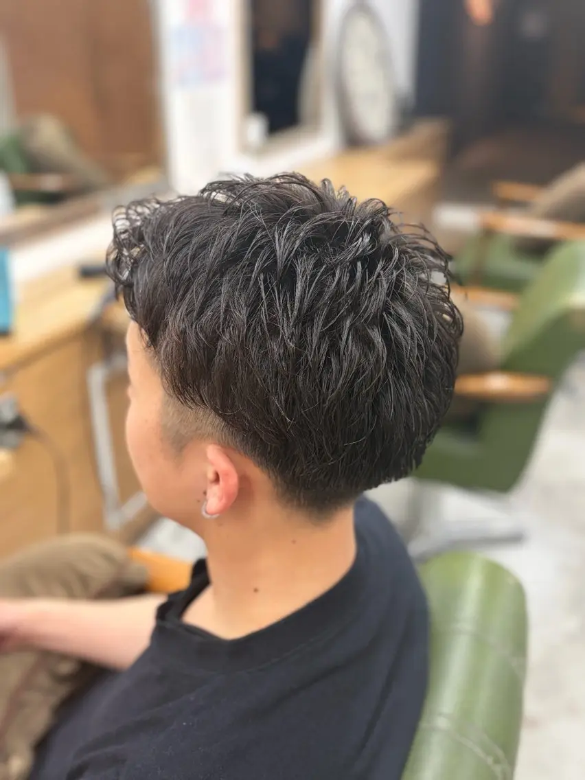 パーマ メンズ 菅原 愛華のヘアスタイル