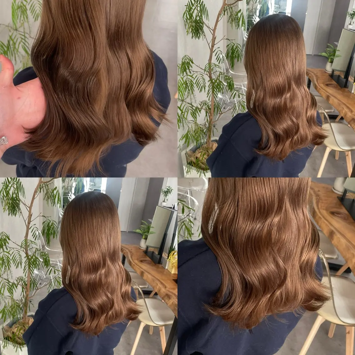 ロング ヘアカラー 🍑トレンドカラー 🍑横浜のヘアスタイル