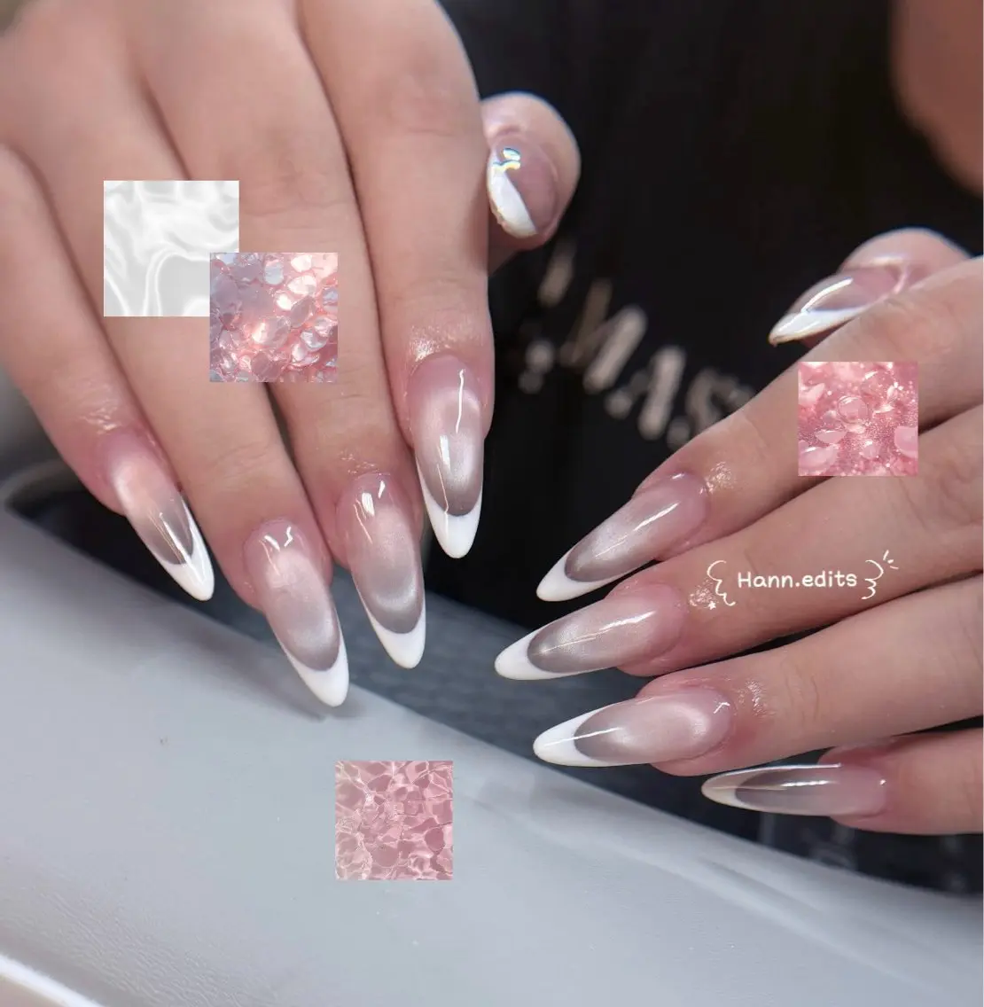 ミディアム ハンドネイル ハンドケア Hi Nail Shibuyaのネイルデザイン